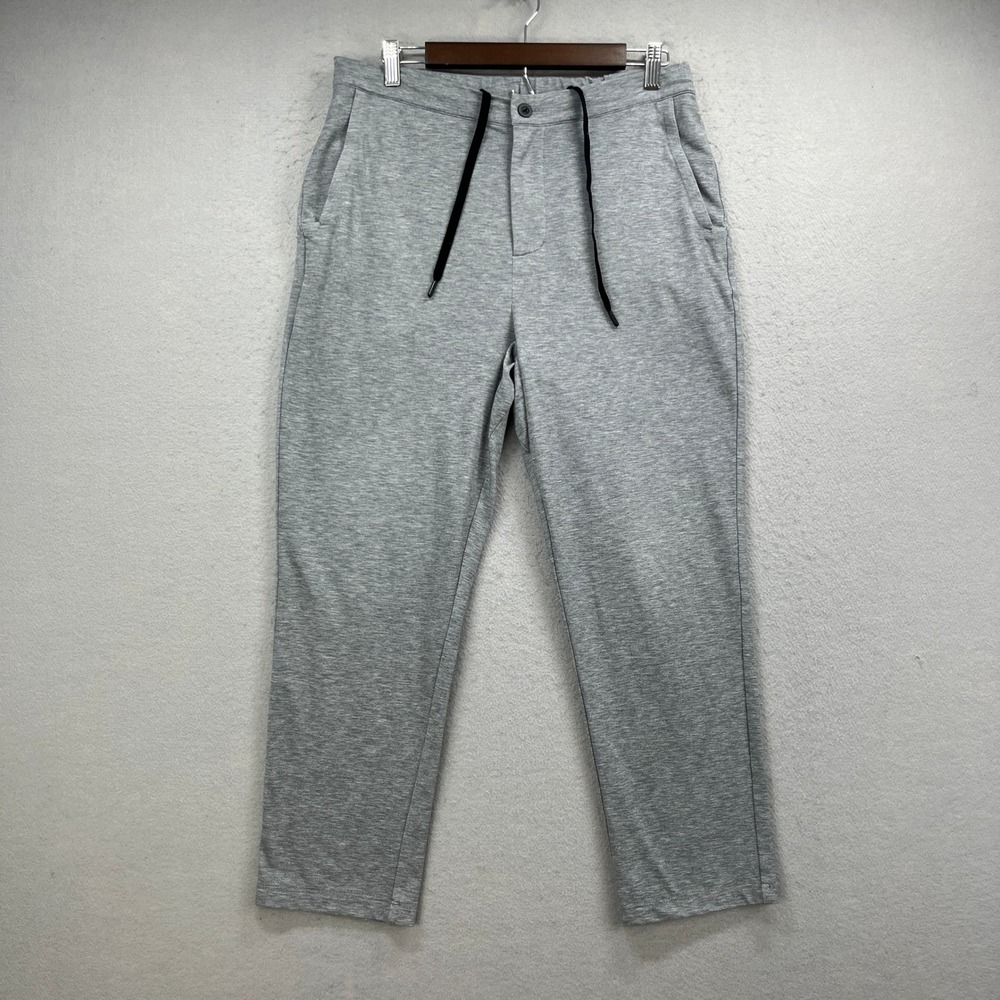 Tommy John Jogger Pants Mens Medium Gray Lounge Second Skin Athleisure Preppy